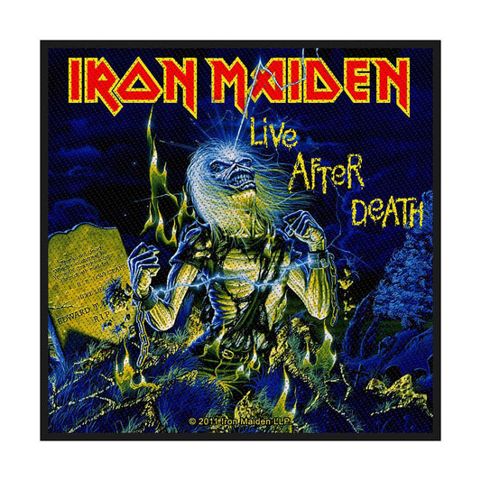 Iron Maiden - Live After Death Patch Merch Church Merthyr