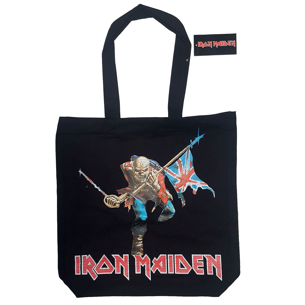 Iron Maiden -Trooper Cotton Tote Bag Merch Church Merthyr