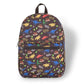 Jurassic Park Bright Dino Print Backpack Merch Church Merthyr