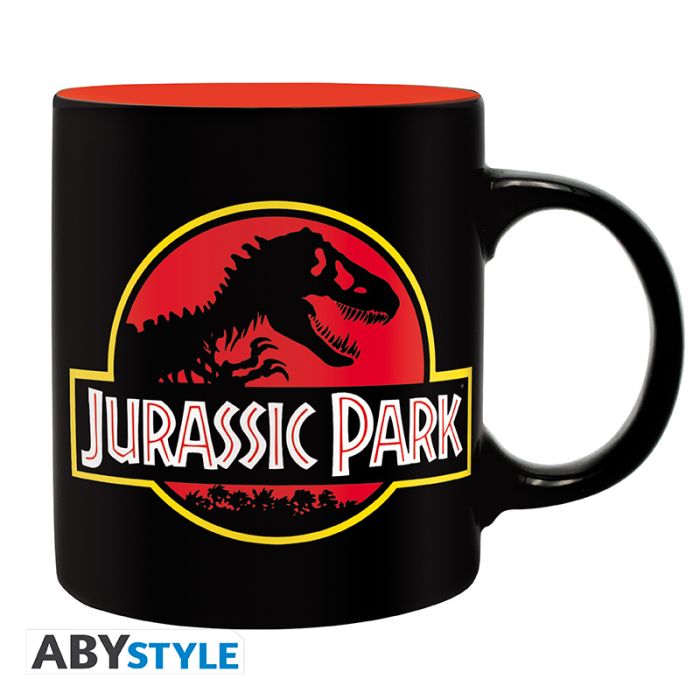 Jurassic Park Logo / T-rex Mug Merch Church Merthyr