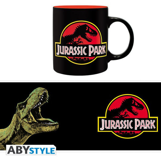 Jurassic Park Logo / T-rex Mug Merch Church Merthyr
