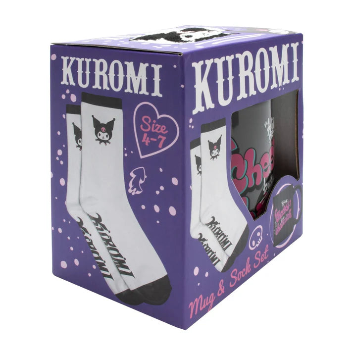 Kuromi Mug & Sock Set