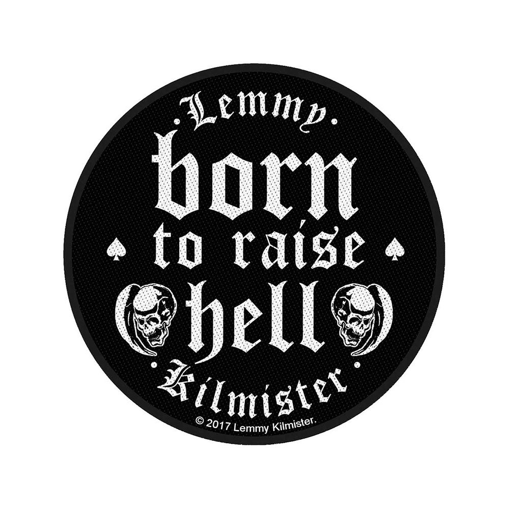 Lemmy - Born To Raise Hell Patch Merch Church Merthyr