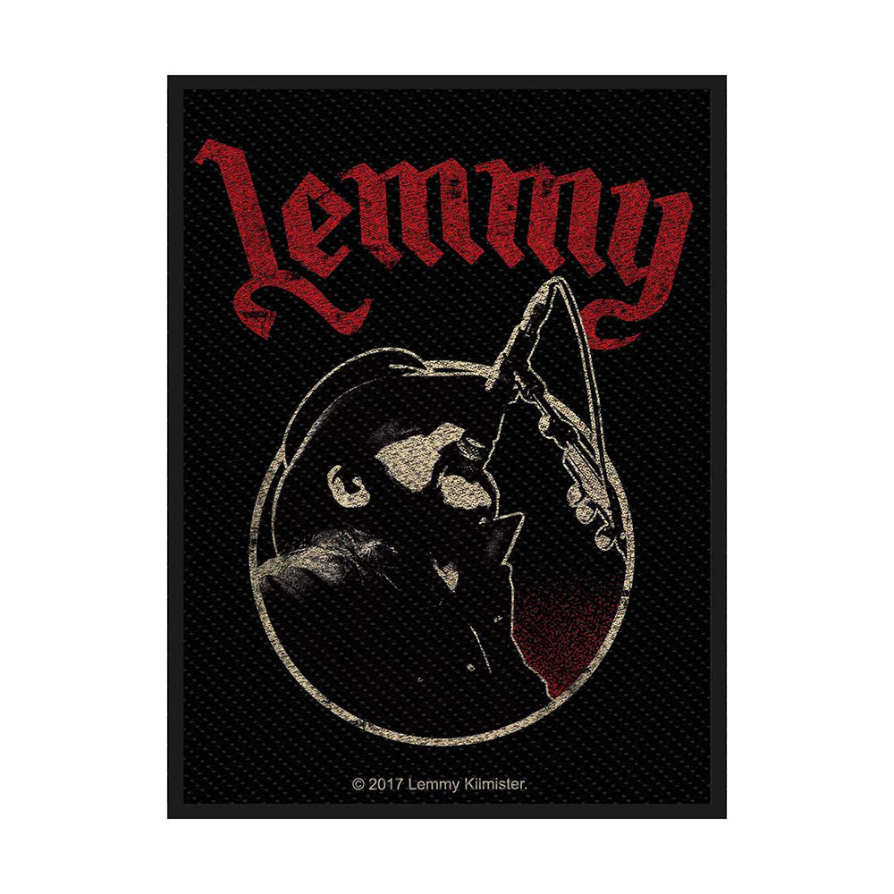 Lemmy - Microphone Patch Merch Church Merthyr