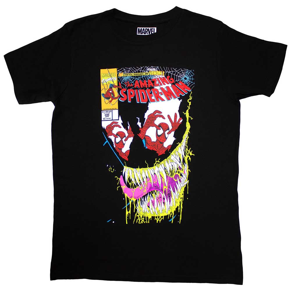 Venom v Spiderman Comic Cover Tee