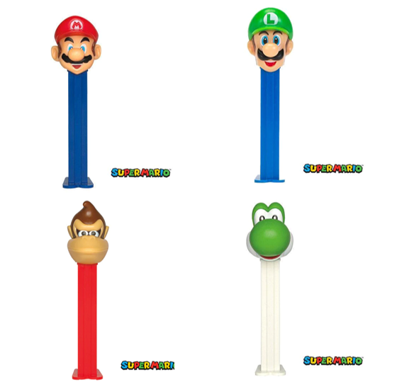 Mario Pez Dispenser with 3 refill packs Merch Church Merthyr