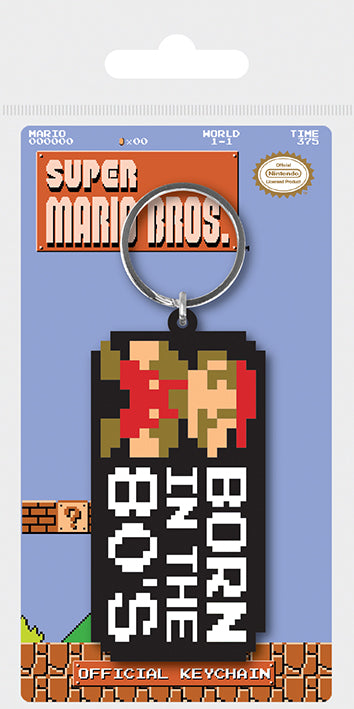 Mario Rubber Keyrings Merch Church Merthyr