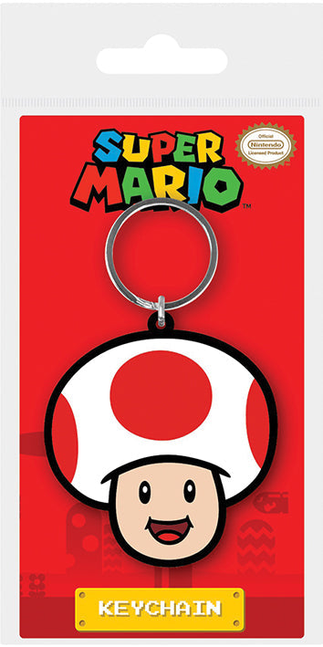 Mario Rubber Keyrings Merch Church Merthyr