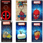 Marvel Rubber Keyrings Merch Church Merthyr