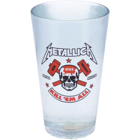 Metallica - Kill 'Em All Glass Merch Church Merthyr