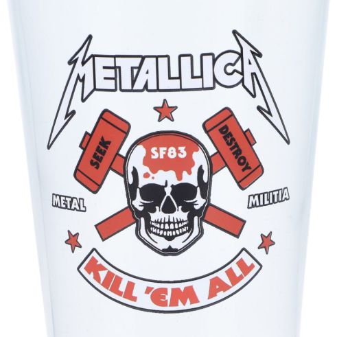 Metallica - Kill 'Em All Glass Merch Church Merthyr