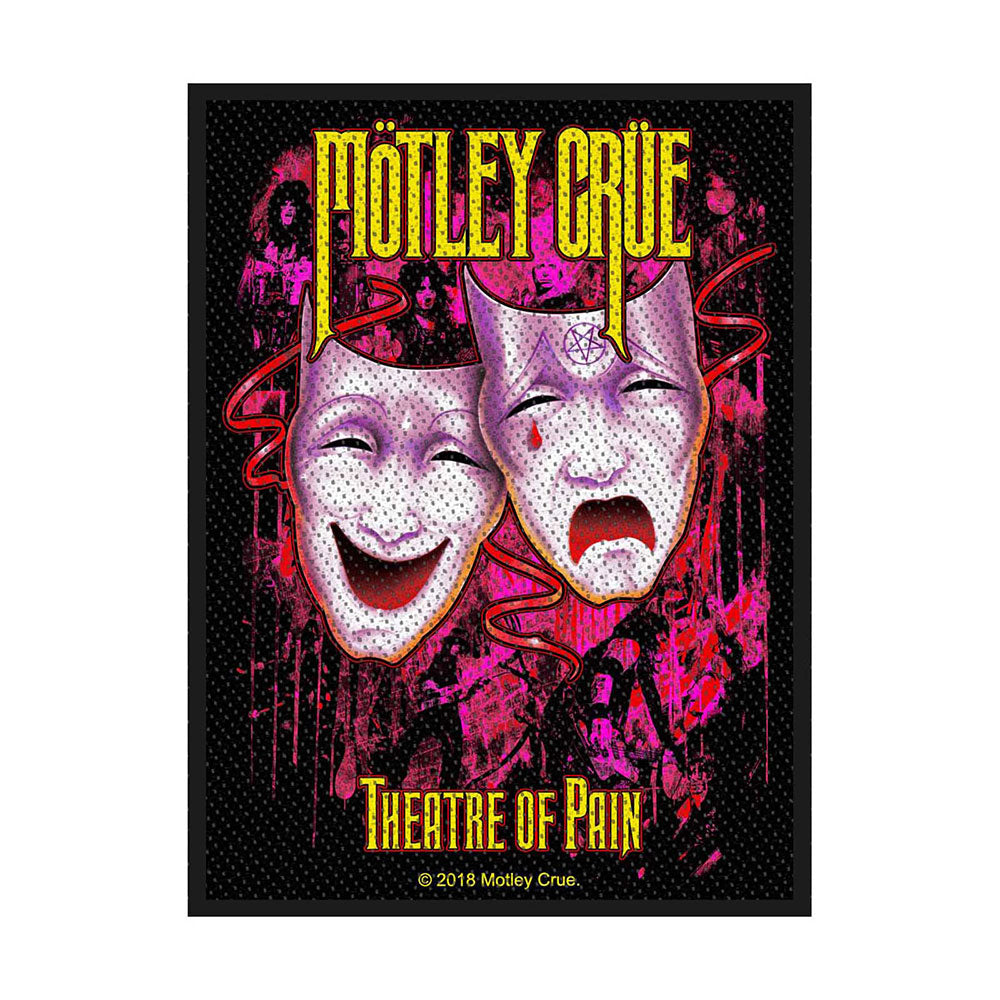 Motley Crue - Theatre Of Pain Patch Merch Church Merthyr