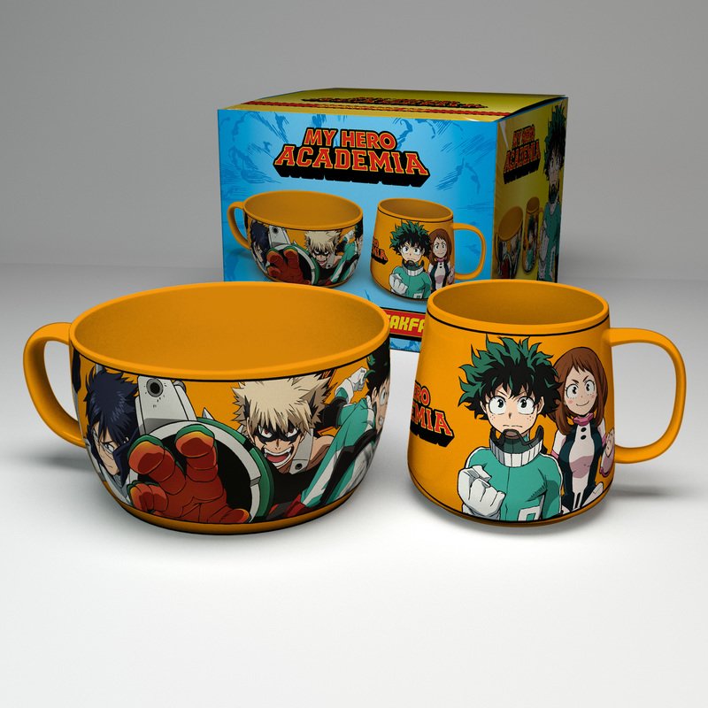 My Hero Academia Breakfast Set Merch Church Merthyr