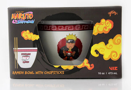 Naruto Shippuden Ramen Bowl with Chopsticks