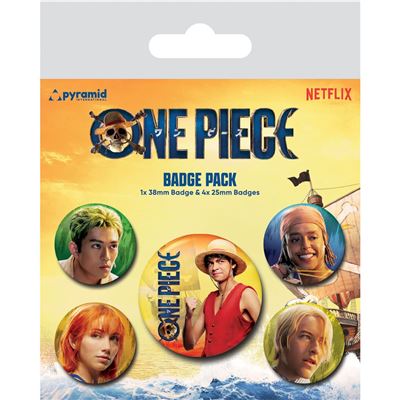 One Piece (Live Action) Badge Pack (5pk) Merch Church Merthyr