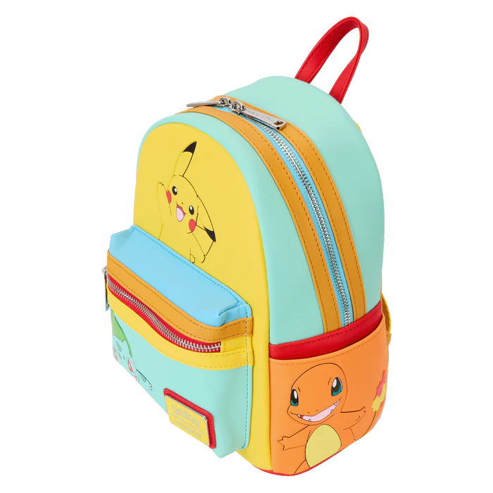 Pokemon Colour Block Mini Backpack By Loungefly