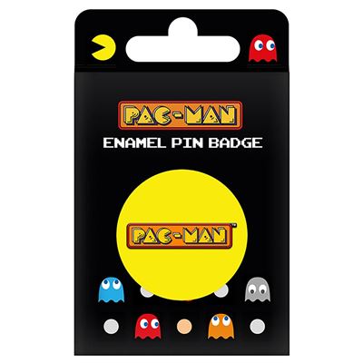 Pac Man Logo Enamel Pin Badge Merch Church Merthyr