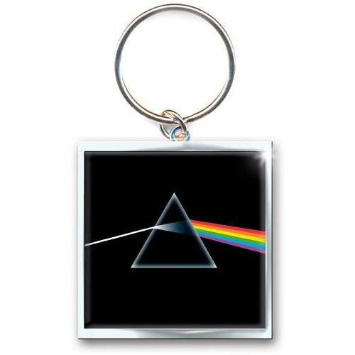 Pink Floyd - Dark Side Of The Moon Metal Keyring Merch Church Merthyr