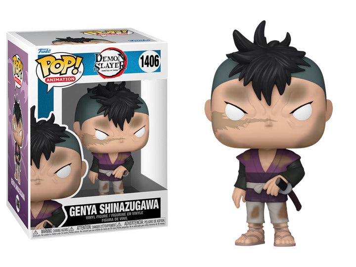 Pop Animation - Demon Slayer - Genya Shinazugawa - #1406 Merch Church Merthyr