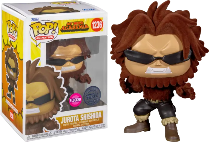 Pop Animation - MHA - Jurota Shishida - #1236 (Flocked) Merch Church Merthyr