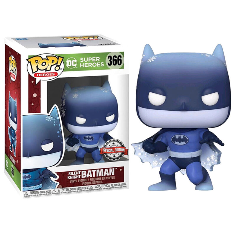 Pop Heroes- DC Superheroes - Silent Knight Batman - #366 Merch Church Merthyr