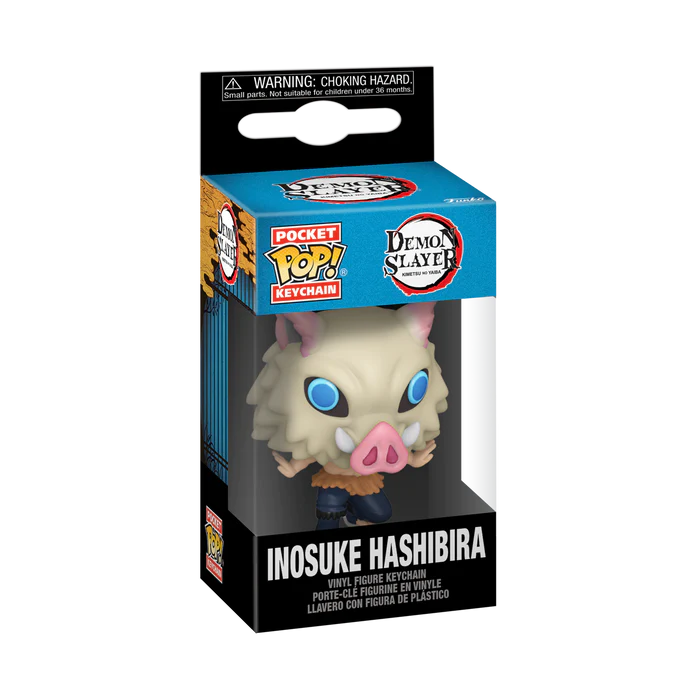 Pop Keychain - Demon Slayer - Inosuke Hashibira Merch Church Merthyr