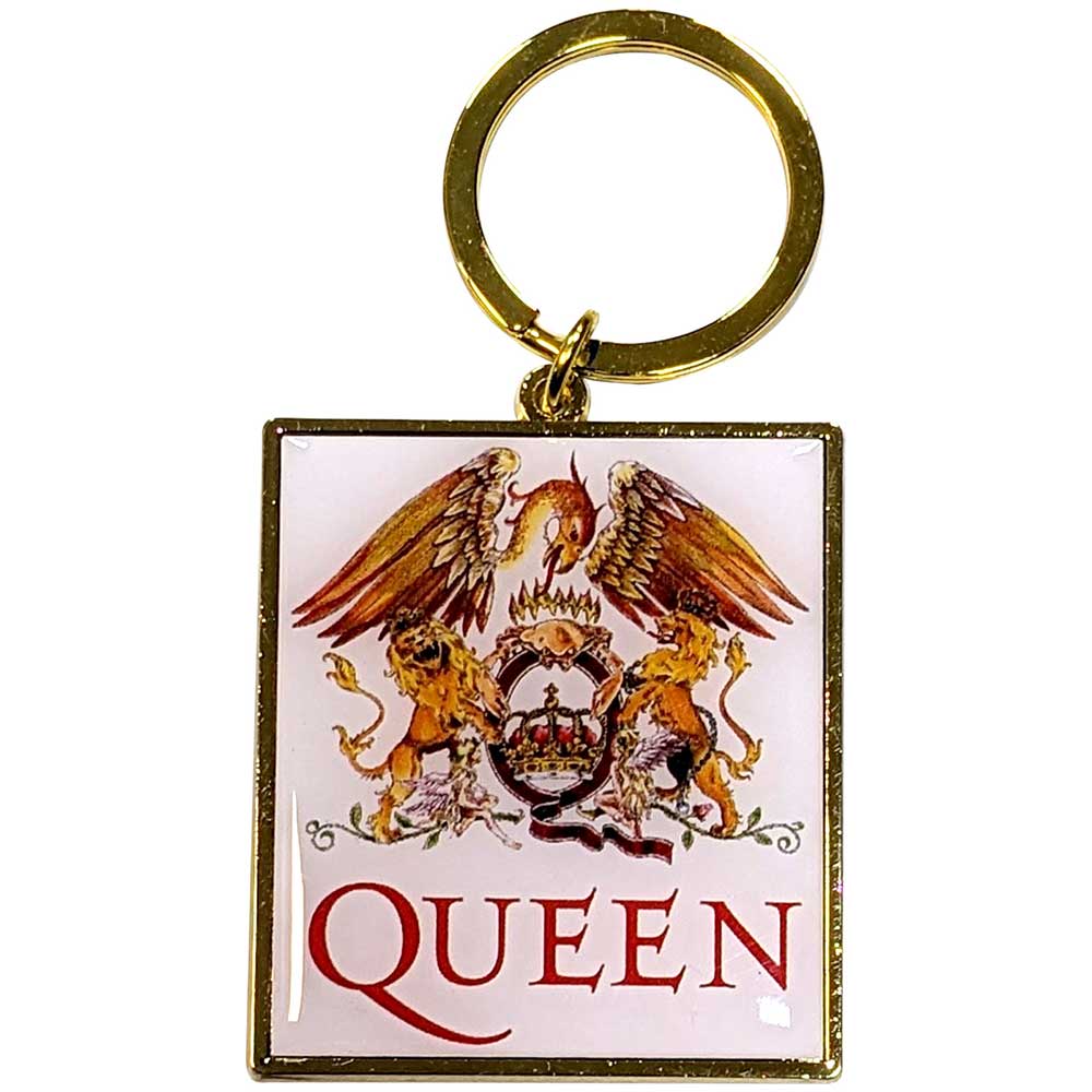 Queen Classic Crest Metal Keyring