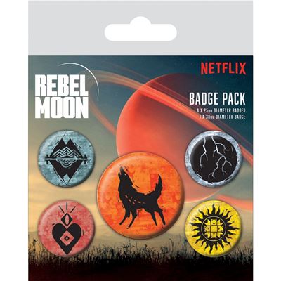 Rebel Moon Badge Pack (5pk) Merch Church Merthyr