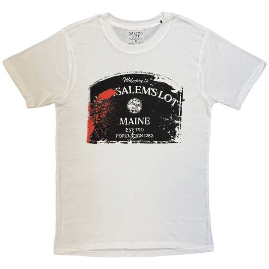 Salems Lot Unisex T-Shirt: Welcome... (White)