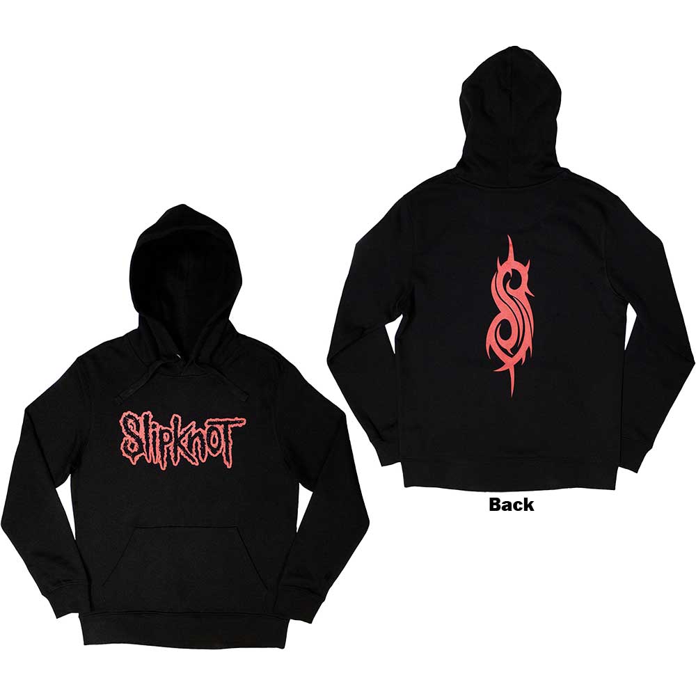 Slipknot - Classic Logo Hoodie With Backprint