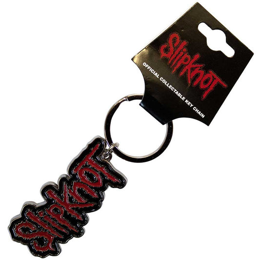 Slipknot Red Logo Metal Keyring