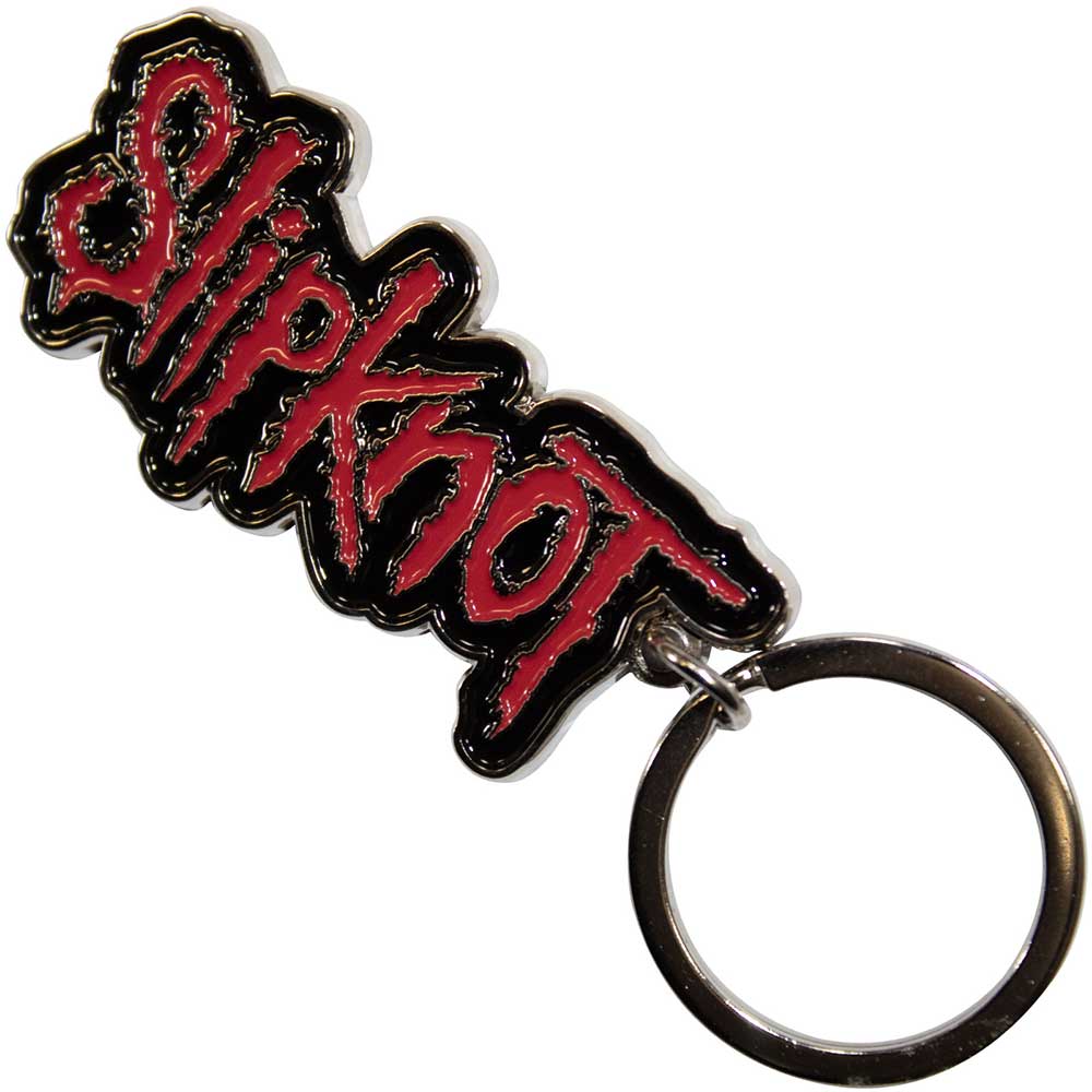 Slipknot Red Logo Metal Keyring