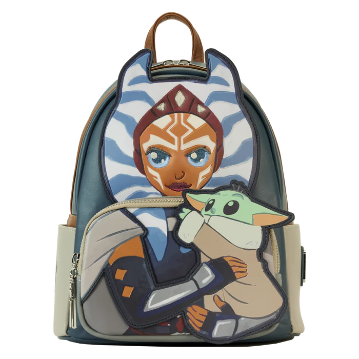 Star Wars - Ahsoka Holding Grogu Mini Backpack By Loungefly