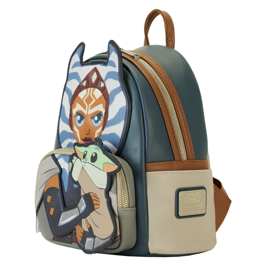 Star Wars - Ahsoka Holding Grogu Mini Backpack By Loungefly