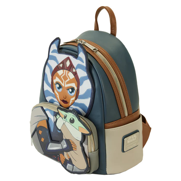 Star Wars - Ahsoka Holding Grogu Mini Backpack By Loungefly