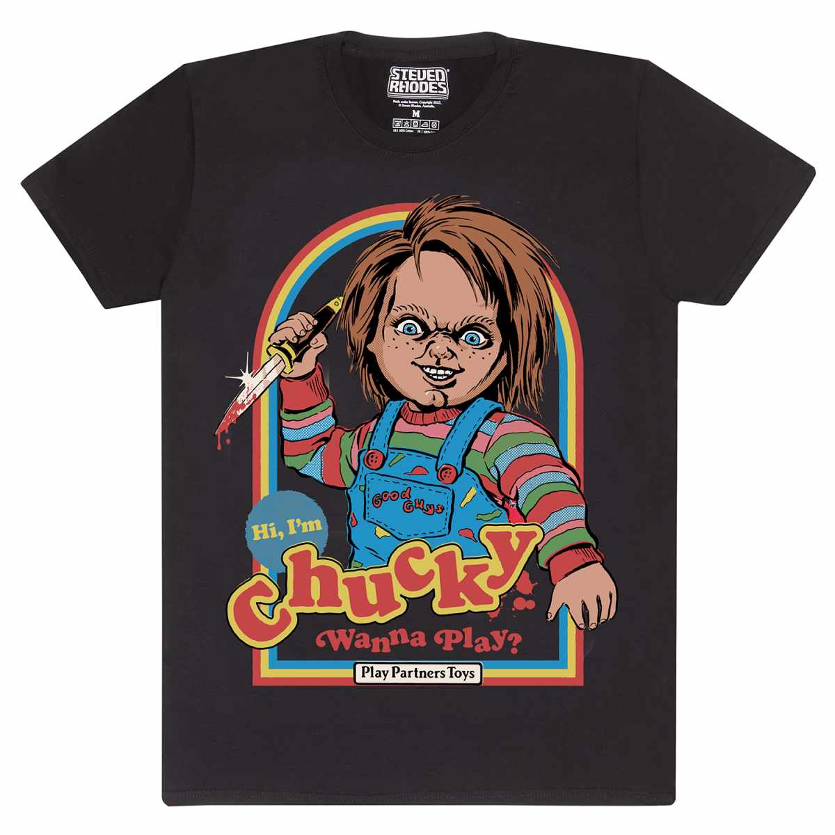 Steven Rhodes X Chucky - Wanna Play? Tee