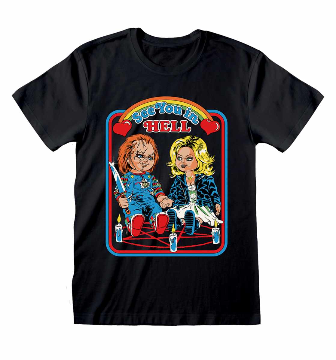 Steven Rhodes X Chucky - See You In Hell Tee