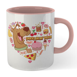 Scooby Doo - Snacks are my valentine mug Merch Church Merthyr