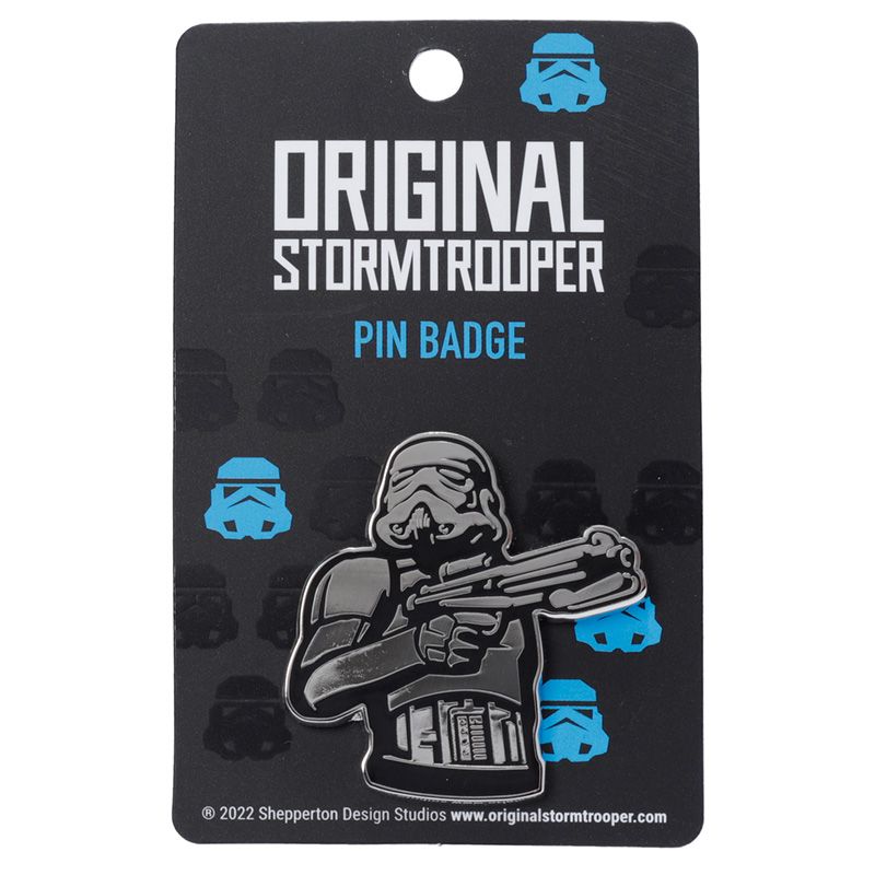 Star Wars - Storm Trooper Enamel Pin Badge Merch Church Merthyr