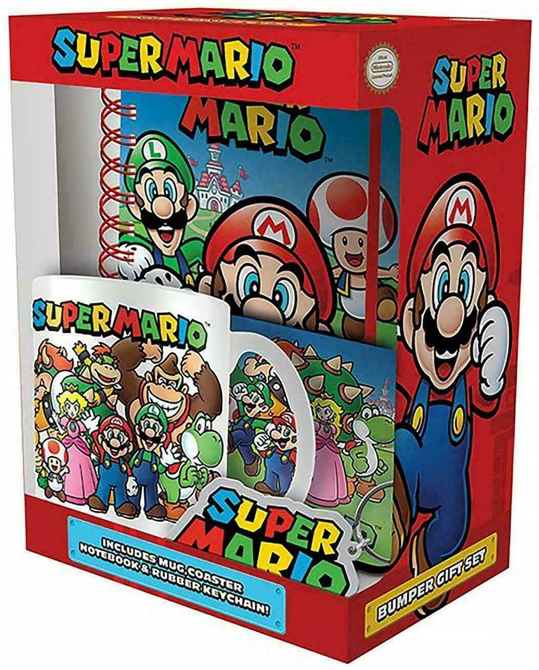 Super Mario Bumper Gift Set Merch Church Merthyr