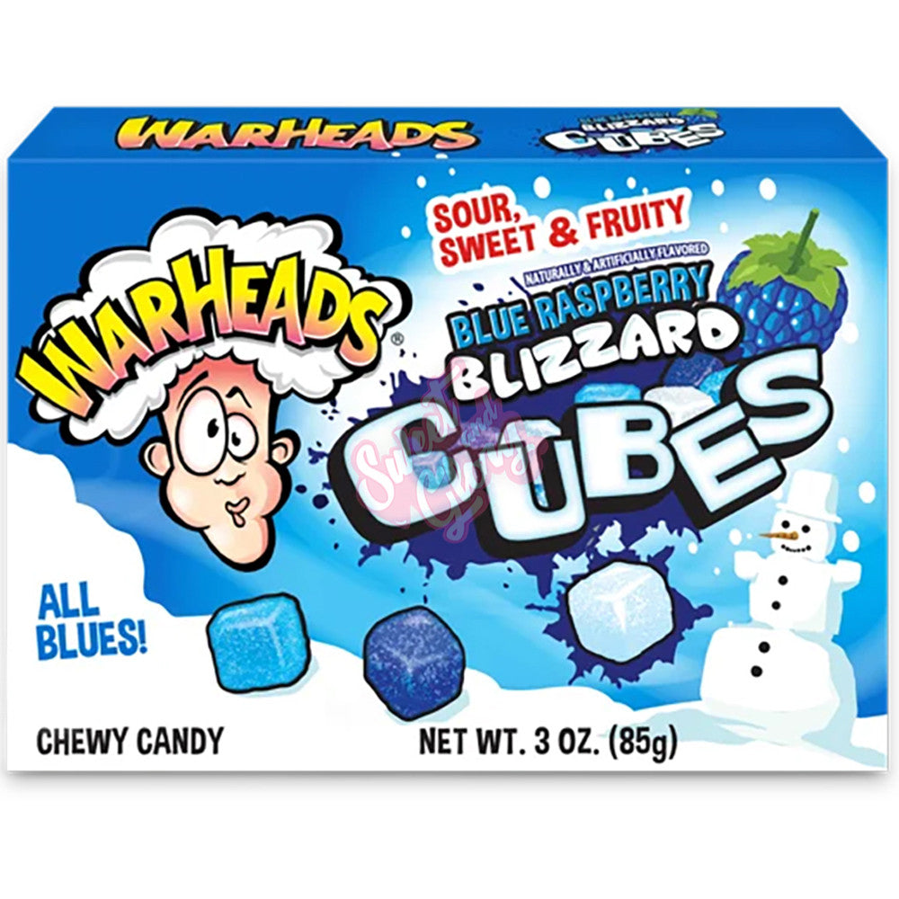 Warheads Cubes - Blue Raspberry Blizzard (85g)