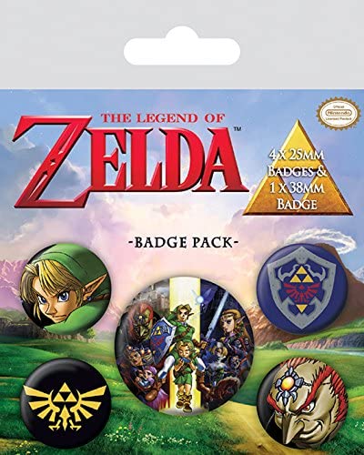 Zelda Badge Pack Merch Church Merthyr