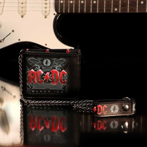 ACDC - Black Ice Chained Wallet