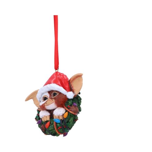 Gremlins Gizmo in Wreath Hanging Ornament 7.5cm