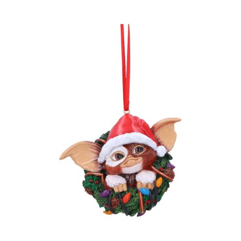 Gremlins Gizmo in Wreath Hanging Ornament 7.5cm