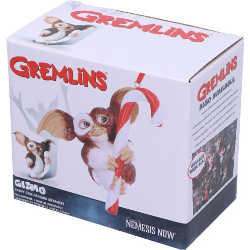 Gremlins Gizmo Candy Cane Hanging Ornament 11cm