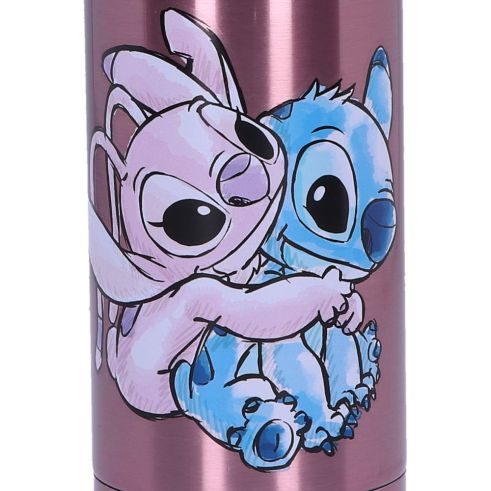 Disney - Stitch and Angel Metal Water Bottle