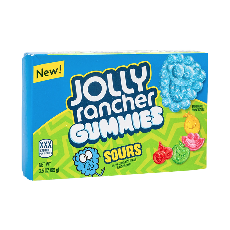 Jolly Rancher Sour Gummies Theatre Box 3.5oz (99g)