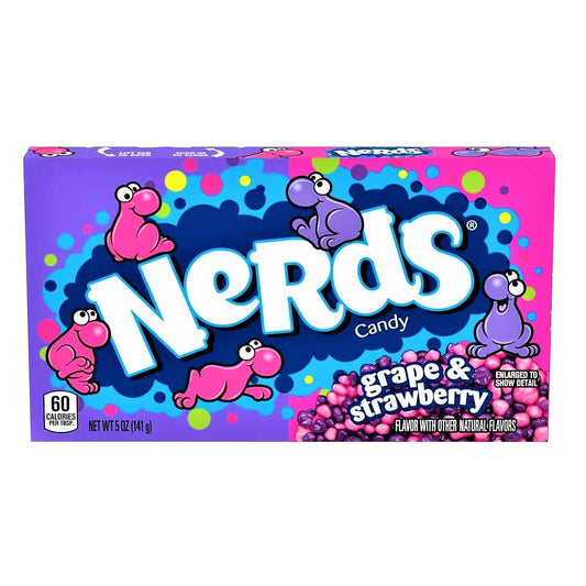 Nerds Strawberry and Grape Theatre Box (141g)