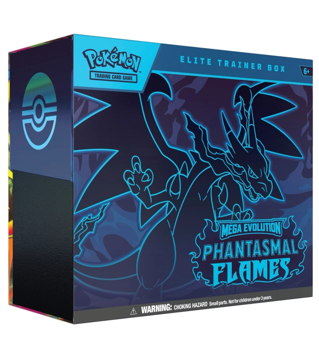 Pokemon TCG: Mega Evolution: Phantasmal Flames Elite Trainer Box.